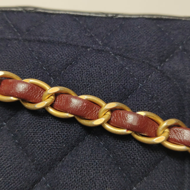 Chanel Classic Flap Mini Métiers d'Art Paris-Hamburg 2018 Wool Nautical Charms