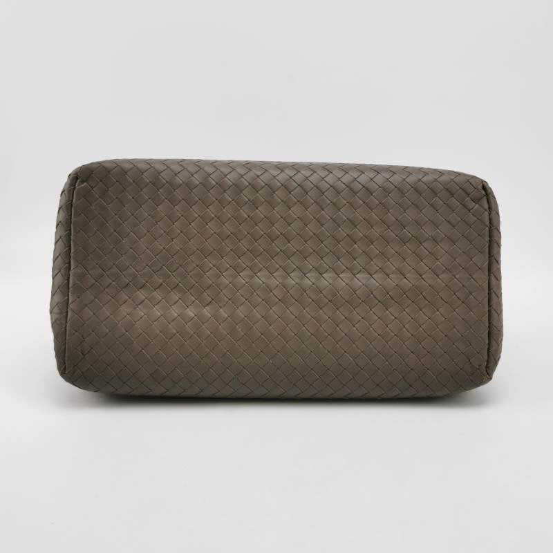 Bottega Veneta Roma Large Intrecciato Nappa Leather Grey 35cm