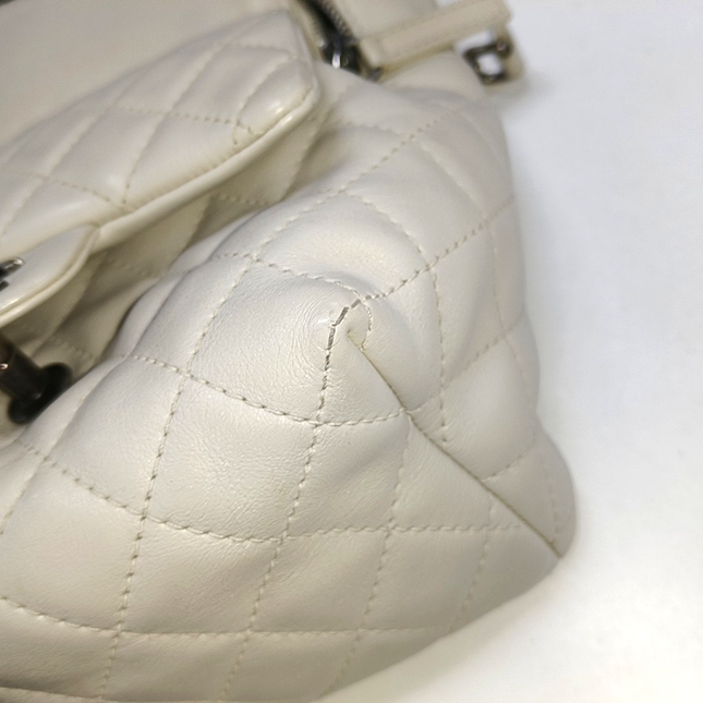 Chanel In Seoul Backpack Chalk White Calfskin Leather, 2015-2016