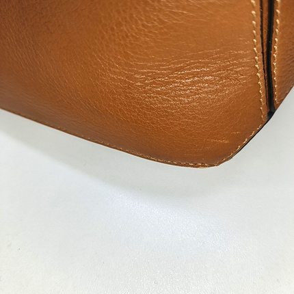 Loewe Puzzle Mini Caramel Tan Calfskin Leather Crossbody Bag