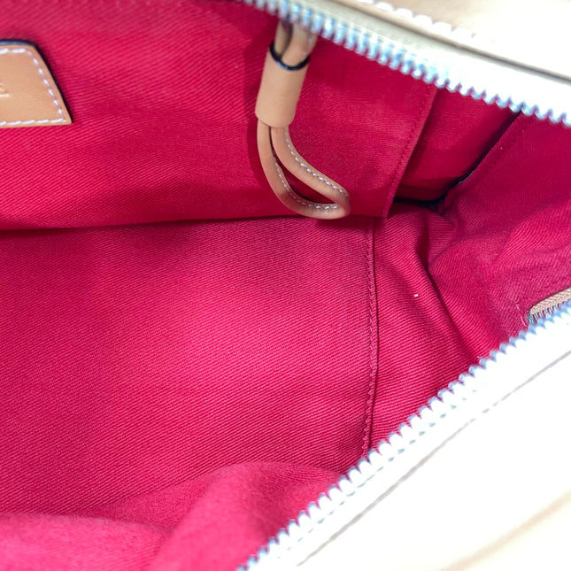 Loewe Anagram Love Logo Shopper Tote Camel Beige Medium 33cm