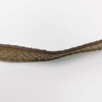 Fendi Baguette Denim Shoulder Bag Snake-skin Strap