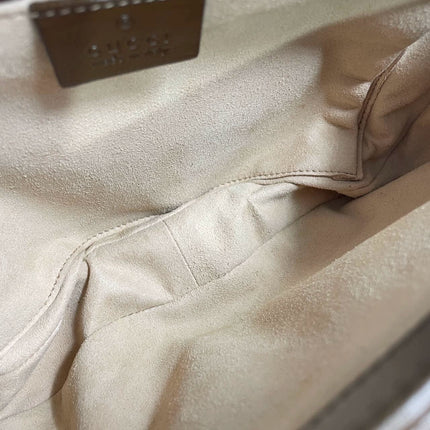 Gucci 1955 Horsebit Shoulder Bag Caramel Brown Small Leather