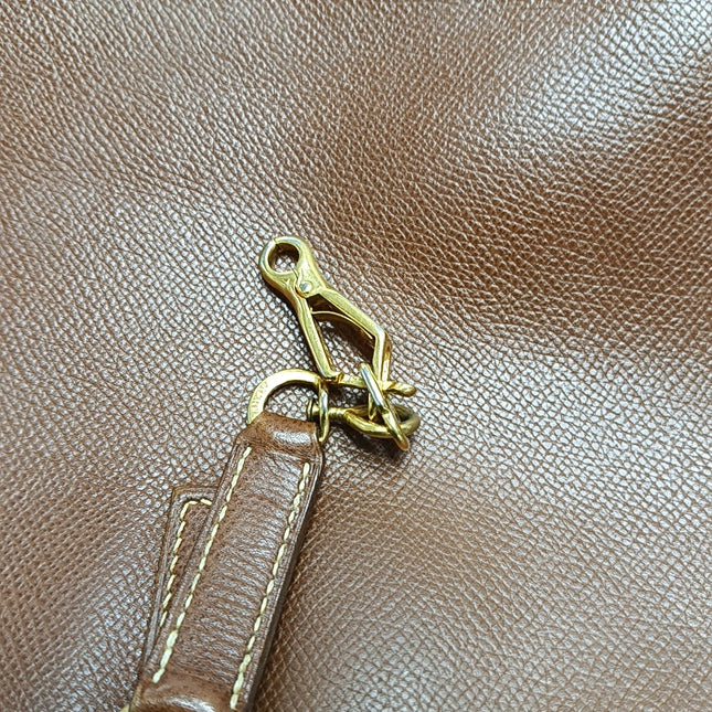 Hermès Trim 31 Gold Brown Epsom Leather Shoulder Bag