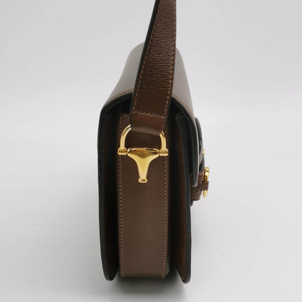 Sold Gucci 1955 Horsebit Shoulder Bag Caramel Brown Small Leather