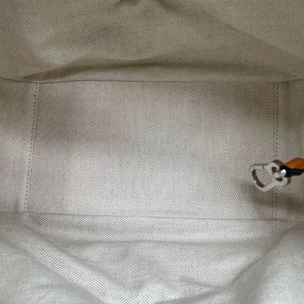 Loewe Hammock Mini Brown Leather Raffia Top Handle Crossbody Bag