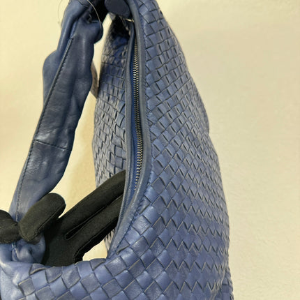 Bottega Veneta Belly Hobo Intrecciato Navy Large 47cm