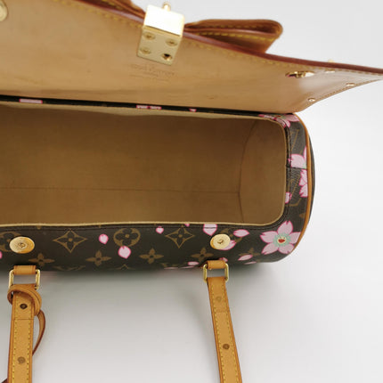Louis Vuitton x Takashi Murakami Papillon 28 Cherry Blossom Monogram Handbag
