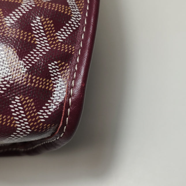 Goyard Anjou PM Medium Tote Burgundy Reversible Leather Lining