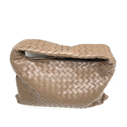 Bottega Veneta Hop Hobo Medium Leather Nutty Brown