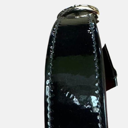 Gucci Jackie 1961 Small Black Patent Leather Shoulder Bag S24