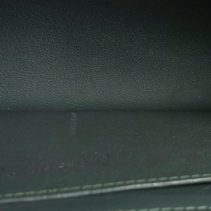 Chanel Classic Flap Mini Rectangular 2019 Green Lambskin Leather Silver Hardware