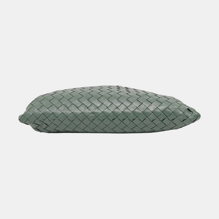 Bottega Veneta Hop Hobo Small Leather Aloe Vera Green