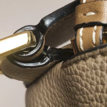 Loewe Puzzle Small Sand Beige Brown Strap Crossbody Bag