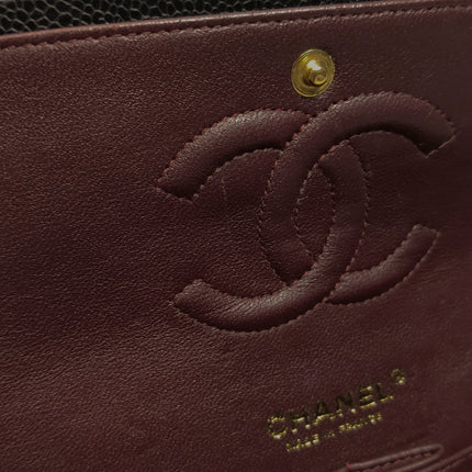 Chanel Classic Flap Medium 2015 Black Caviar Leather Gold Hardware