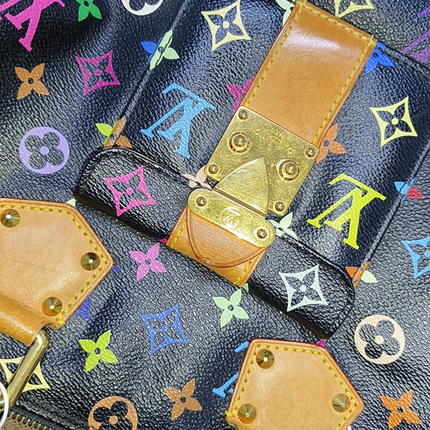 Louis Vuitton x Takashi Murakami Speedy 30 Lock Black Multicolor