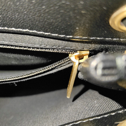 Chanel CC Small Shoulder Bag Giant Gold-tone CC Logo Black Lambskin Leather