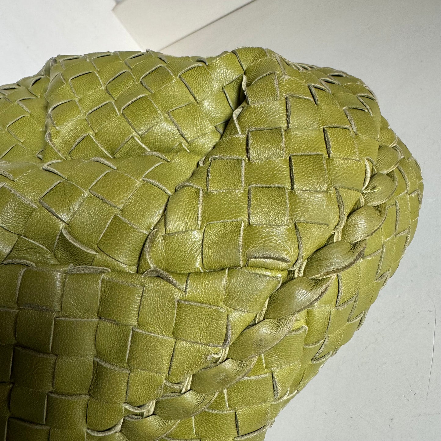 Bottega Veneta Belly Hobo Intrecciato Avocado Green Nappa Leather Large 50cm