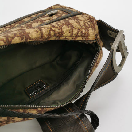 Dior Flight Medium Brown Oblique Monogram Shoulder Bag