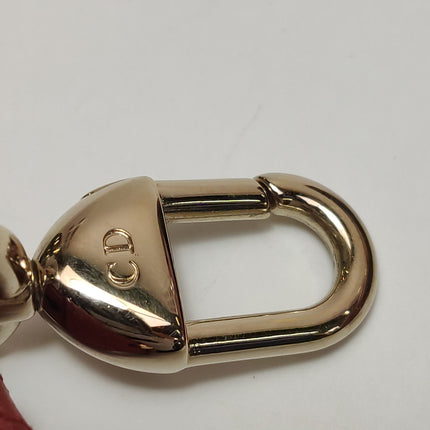 Lady Dior Small My Abcdior Red Lambskin Cannage Leather Gold Hardware