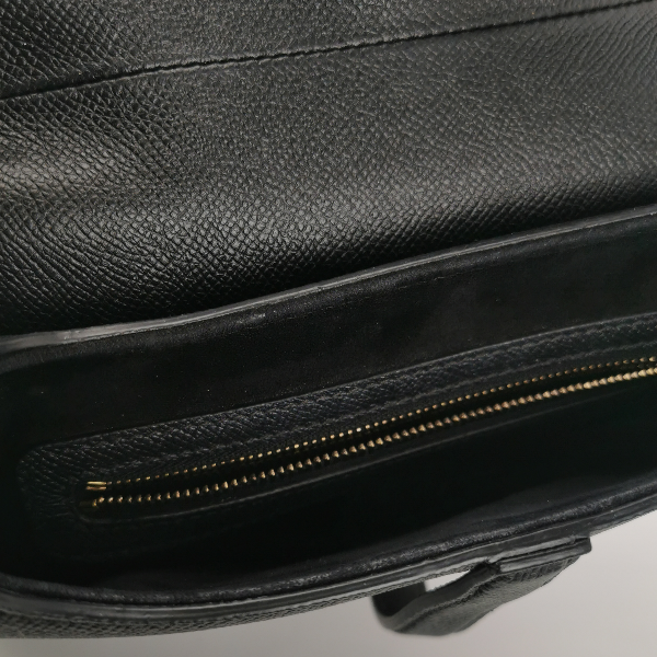 Sold Dior Saddle Black Medium Grained Leather Handbag
