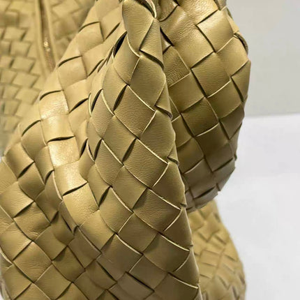 Bottega Veneta Jodie Maxi Lambskin Leather Beige Oats 70cm