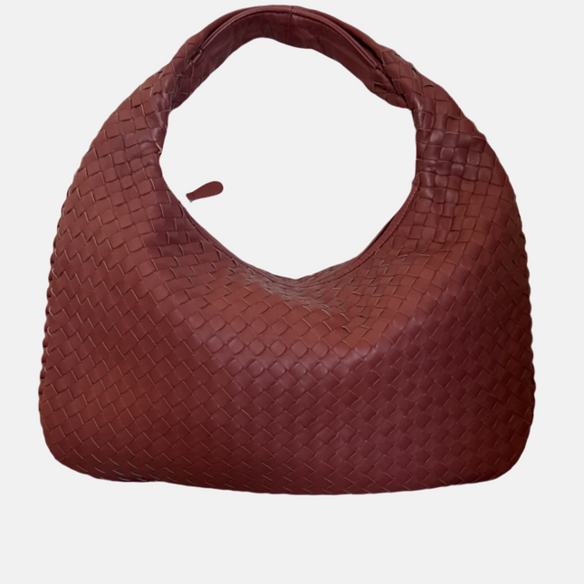 Bottega Veneta Hobo Bag leather Burgundy Medium 40cm-Luxbags