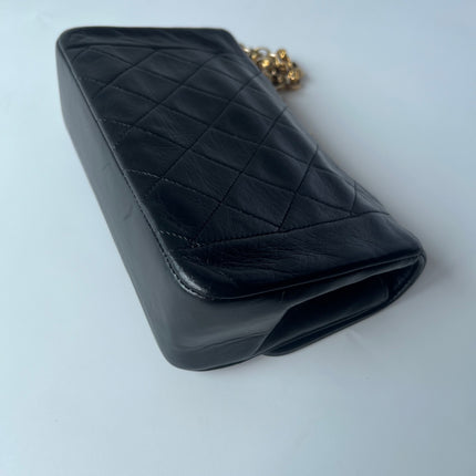 Chanel Diana Flap Bag Mini Black Leather Bijou Chain