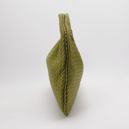 Bottega Veneta Veneta Hobo Avocado Green 47cm Lambskin Leather