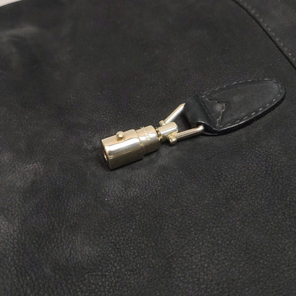 Gucci Jackie 1961 Medium Black Suede Leather Bag