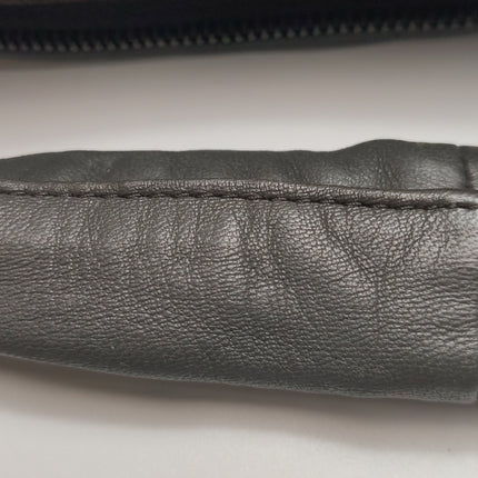 Bottega Veneta Veneta Hobo Dark Grey Leather Bag Maxi 55cm