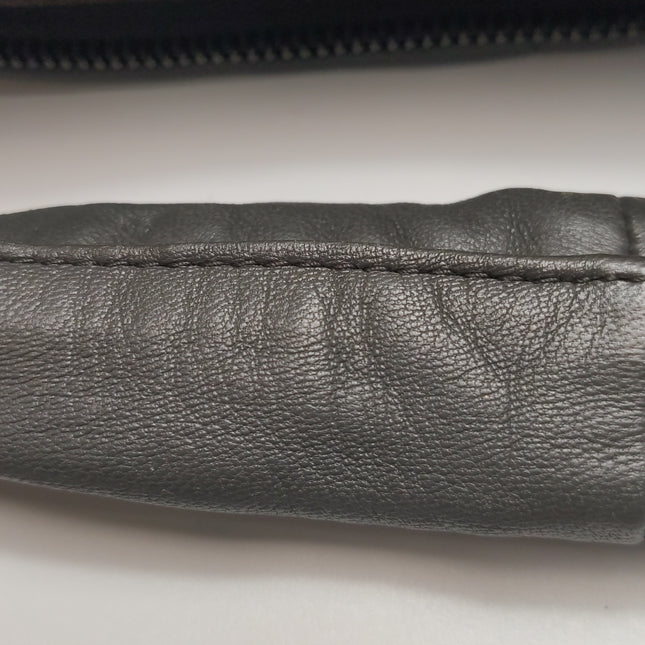 Bottega Veneta Veneta Hobo Dark Grey Leather Bag Maxi 55cm