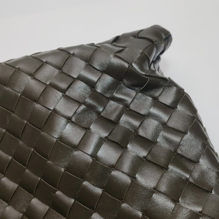 Bottega Veneta Hop Large Leather Dark Olive Green Hobo Bag