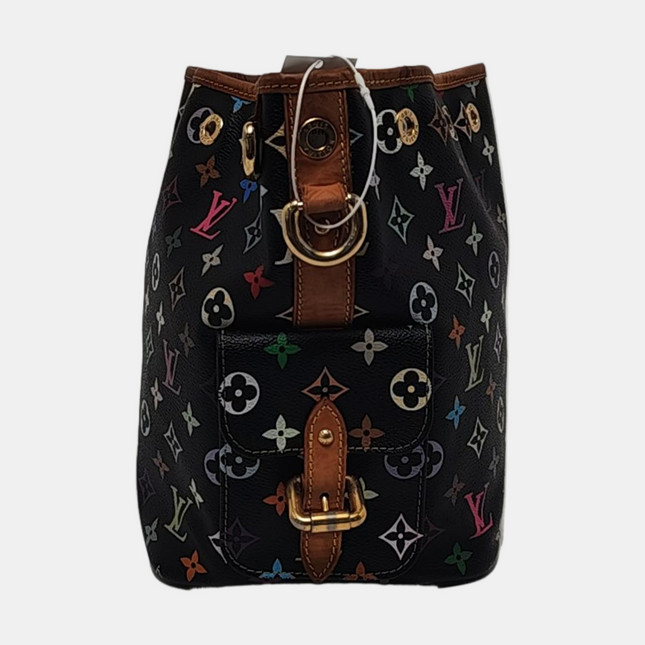 Louis Vuitton x Takashi Murakami Néonoé Medium Black Multicolor