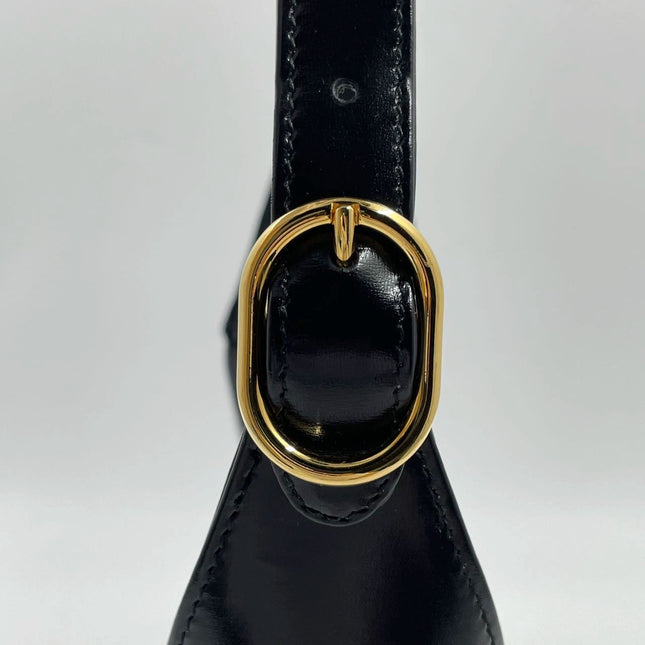Sold Gucci Jackie 1961 Black Leather Bag Small without Strap