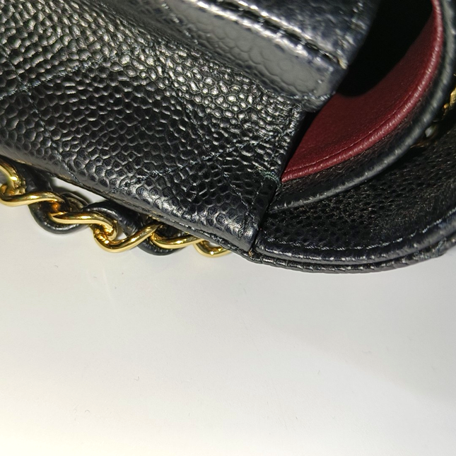 Chanel Classic Flap Medium Black Caviar Leather