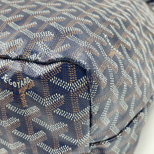 Sold Goyard Saint Louis PM Tote Medium Navy