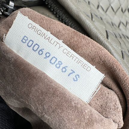 Bottega Veneta Belly Hobo Intrecciato Grey Leather Medium 40cm
