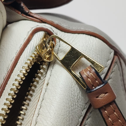 Loewe Puzzle Mini Tricolor Grey Calfskin Leather Crossbody Bag