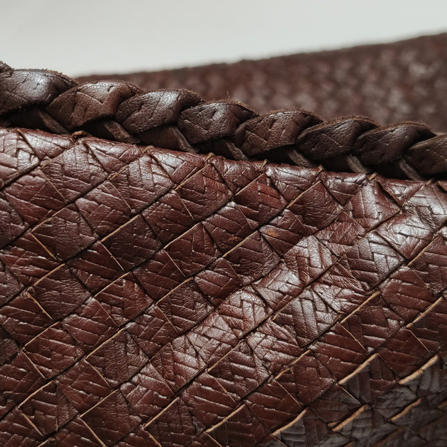 Bottega Veneta Veneta Hobo Maxi Dark Brown Calfskin Leather 52cm