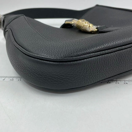 Gucci Jackie 1961 Black Pebbled Leather Bag Small