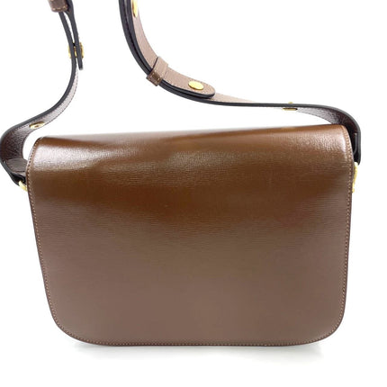 Gucci 1955 Horsebit Shoulder Bag Caramel Brown Small Leather