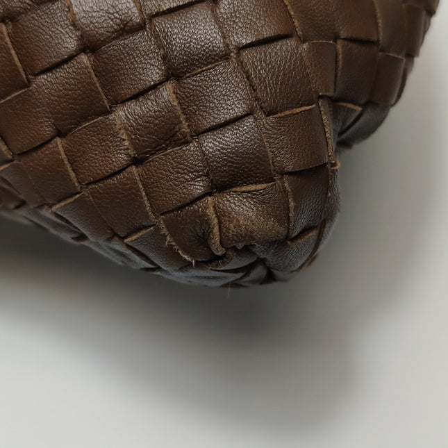 Bottega Veneta Maxi Convertible Tote Dark Chocolate Brown Leather 50cm