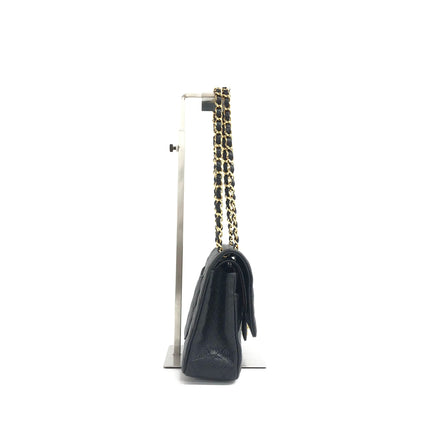 Chanel Classic Flap Medium 2014 Black Caviar Leather Gold Hardware