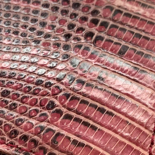 Fendi Baguette Purple Lizard Skin Leather Handbag