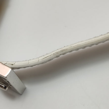 FENDI Baguette 1997 Zebra-Stripe Sequin White and Silver