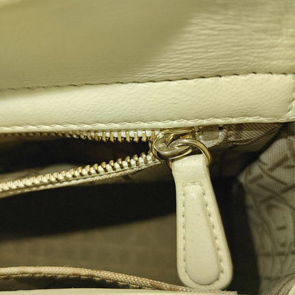 Lady Dior Small My Abcdior White Ecru Lambskin Cannage Leather