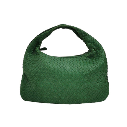 Bottega Veneta Hobo Bag Lambskin Leather Green 40cm-Luxbags