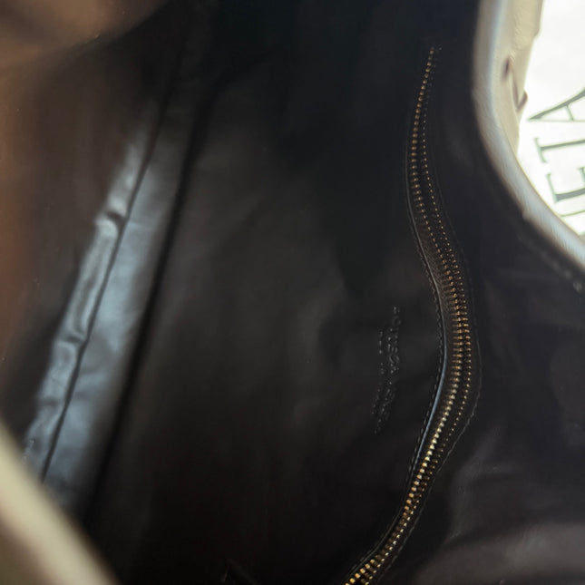 Bottega Veneta Hop Hobo Small Medium Leather Chocolate Brown