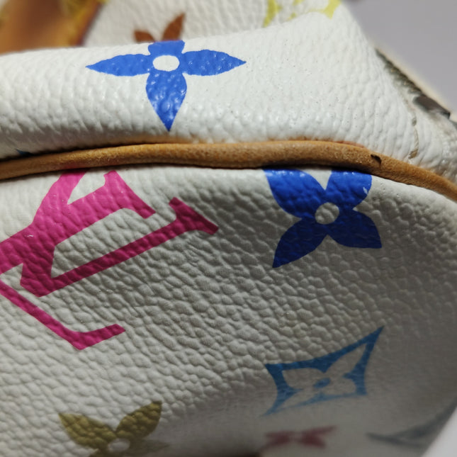 Louis Vuitton x Takashi Murakami Speedy 30 Lock White Multicolor